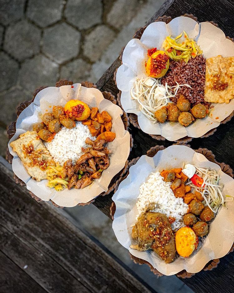 Makanan Nasi Kalong enak dan murah di Bandung 